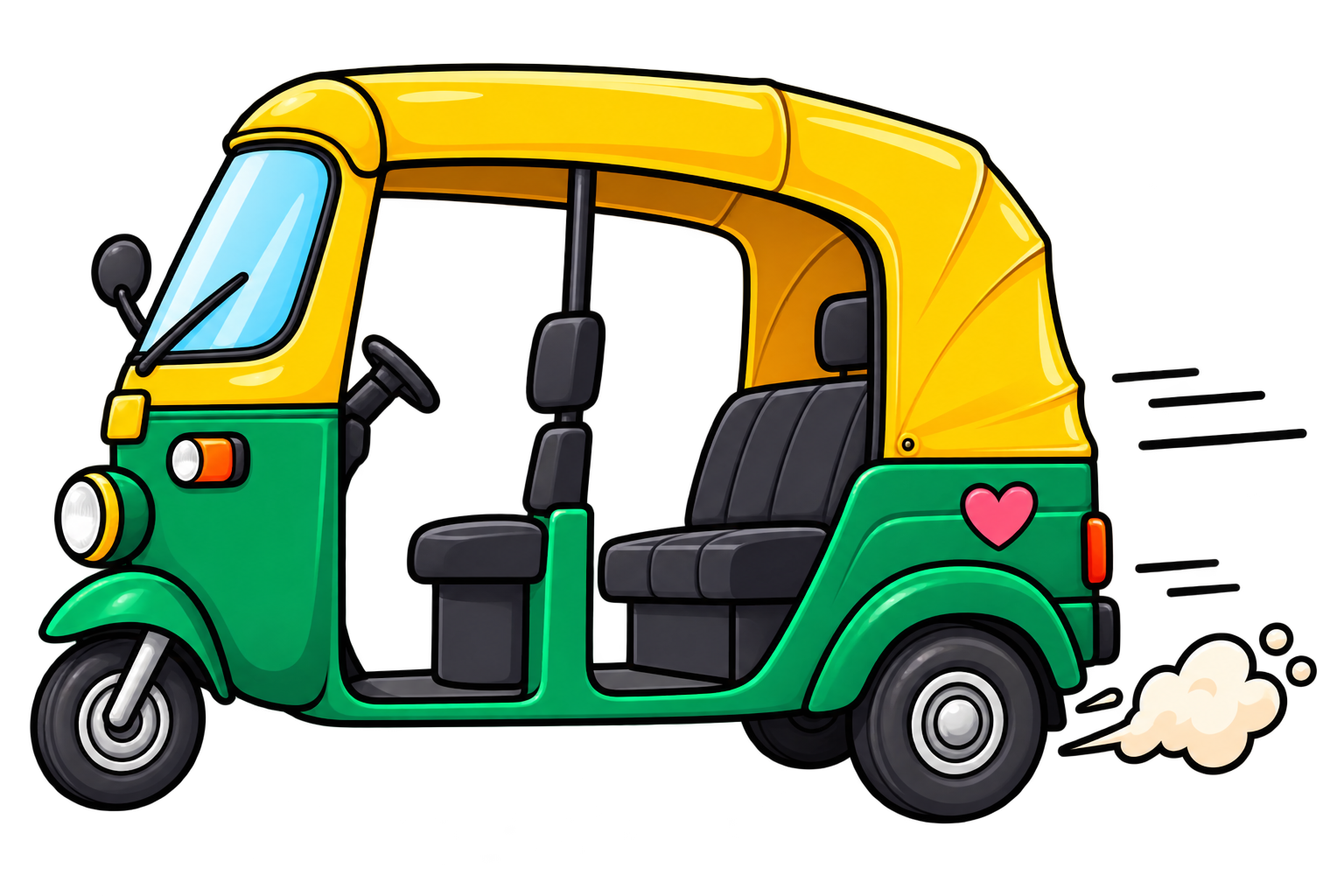 Indian Auto Rickshaw Driving